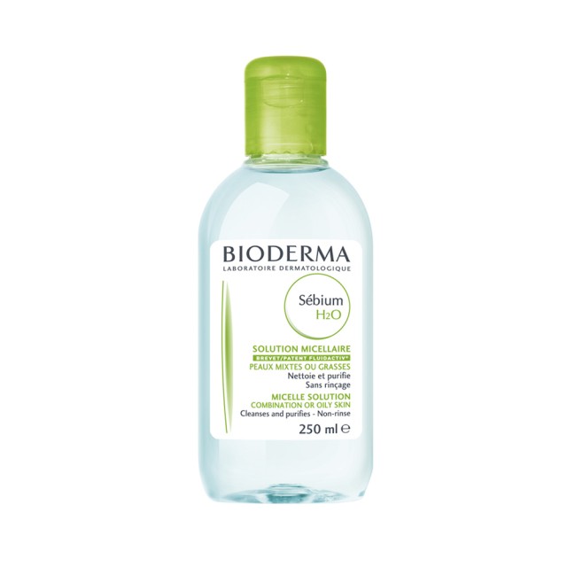 Bioderma Sebium H2O Solution 250ml (Καθαριστικό Προσώπου για Λιπαρή & με Τάση Ακμής Επιδερμίδα)