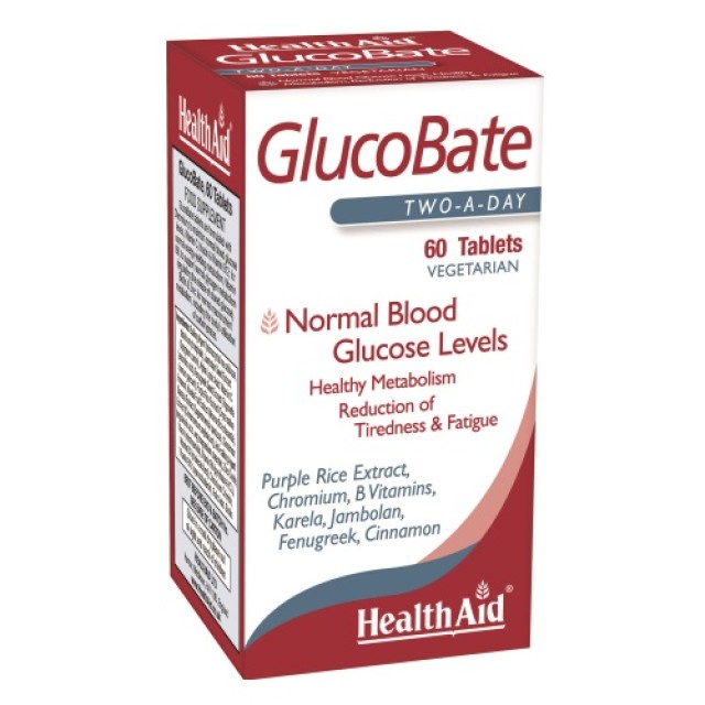Health Aid Glucobate 60vcaps (Για Έλεγχο Του Διαβήτη)