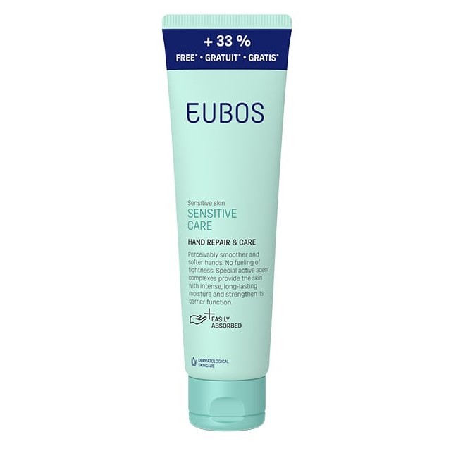 Eubos SET Sensitive Hand Repair & Care Cream 75ml + ΔΩΡΟ 25ml (Ενυδατική & Αναπλαστική Κρέμα Χεριών)