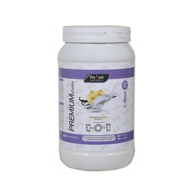 Prevent Premium Shake Long Box Vanilla 581gr 27 Μερίδες (Πρωτεϊνούχο Ρόφημα για Έλεγχο του Βάρους - Γεύση Βανίλια)