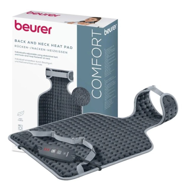 Beurer Back & Neck Heat Pad HK 64 Cosy (Ηλεκτρική Θερμοφόρα Πλάτης & Αυχένα)