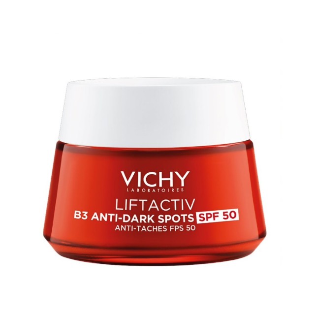 Vichy Liftactiv B3 Anti-Dark Spots Cream Cream SPF50 50ml (Αντιρυτιδική Κρέμα Προσώπου με Νιασιναμίδη & Αντηλιακή Προστασία Κατά των Κηλίδων)