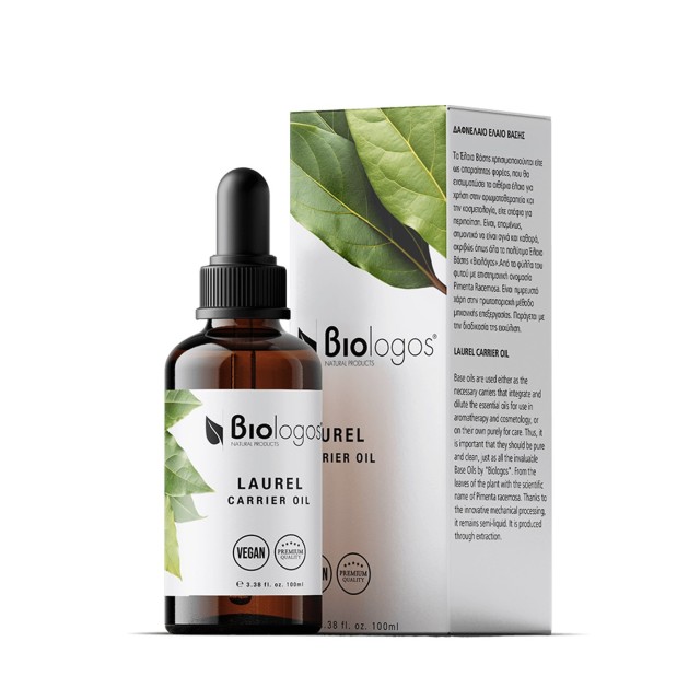 Biologos Laurel Carrier Oil 100ml (Έλαιο Βάσης Δαφνέλαιο)