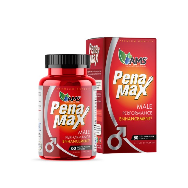 AMS PenaMax Male Performance Enhancement 60caps (Συμπλήρωμα Διατροφής για την Ενίσχυση της Ανδρικής Απόδοσης)