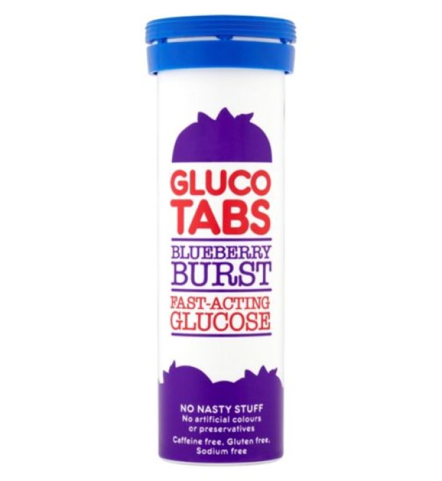 GlucoTabs Blueberry 10tabs (Ταμπλέτες Υπογλυκαιμίας) 
