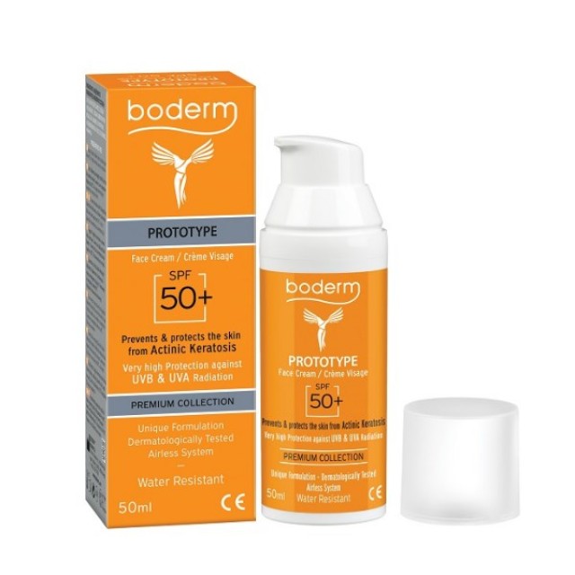 Boderm Prototype Face Cream SPF50 50ml (Αντηλιακή Κρέμα Προσώπου)