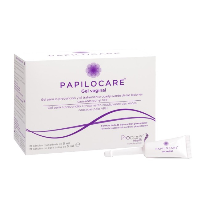 Elpen Papilocare Vaginal Gel 21x5ml (Κολπική Γέλη για Πρόληψη & Θεραπεία Εξαρτώμενων Τραχηλικών Τραυμάτων HPV)