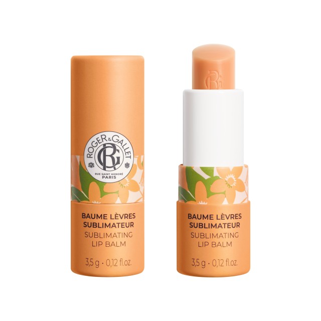 Roger & Fallet Neroli Sublimating Lip Balm 3,5gr (Βάλσαμο Χειλιών με Νέρολι – Άνθη Πορτοκαλιάς – Άνθος Αθανασίας)