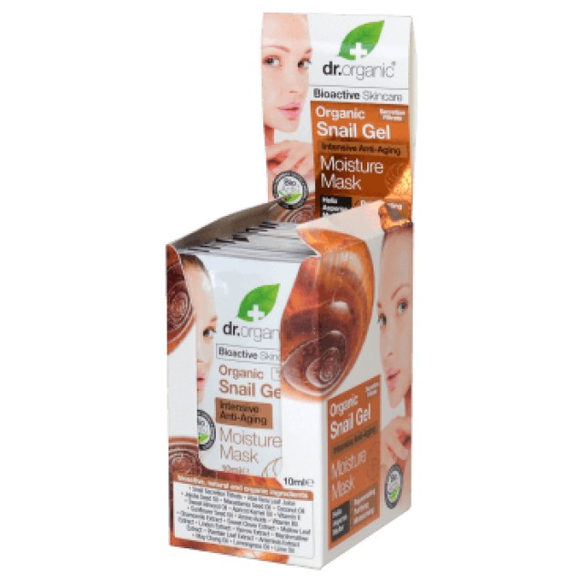 Dr.Organic Snail Anti Aging Mask 10ml (Με Φυσικό Εκκριμα Σαλιγκαριού)