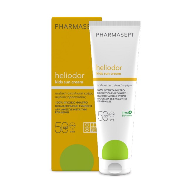 Pharmasept Heliodor Kids Sun Cream SPF50 50ml (Παιδική Αντηλιακή Κρέμα Υψηλής Προστασίας)