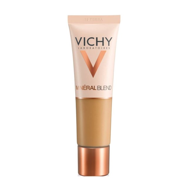 Vichy MineralBlend Hydrating Foundation 15 Terra 30ml (Ενυδατικό Fond de Teint - Σκούρα Απόχρωση)