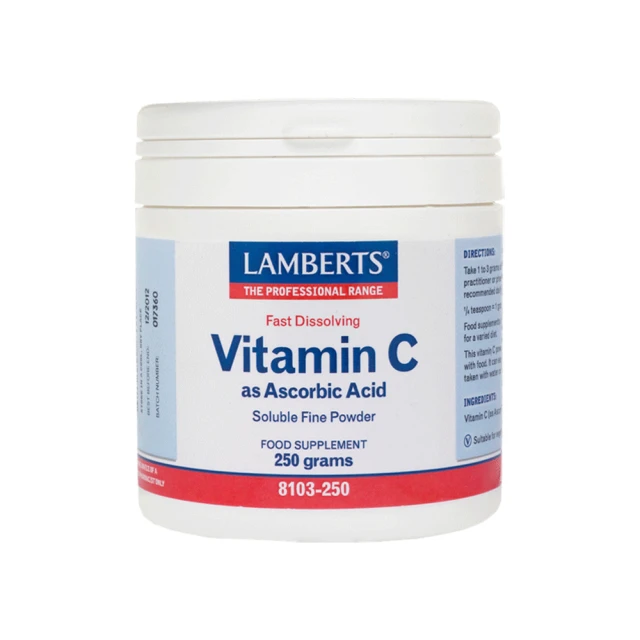 Lamberts Vitamin C as Ascorbic Acid 250gr familypharmacy.gr