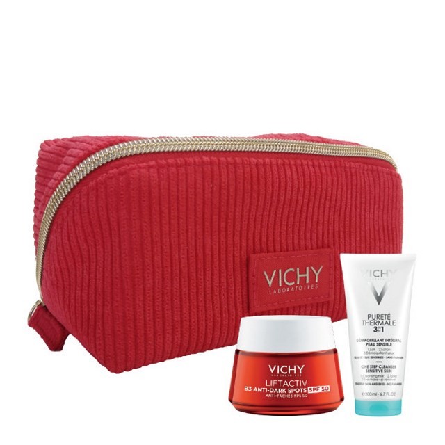 Vichy Xmas SET Liftactiv Collagen Specialist B3 Anti-Dark Spots SPF50 50ml & ΔΩΡΟ Purete Thermale One Step Cleanser 3in1 100ml (ΣΕΤ Περιποίησης για Αντιγήρανση)