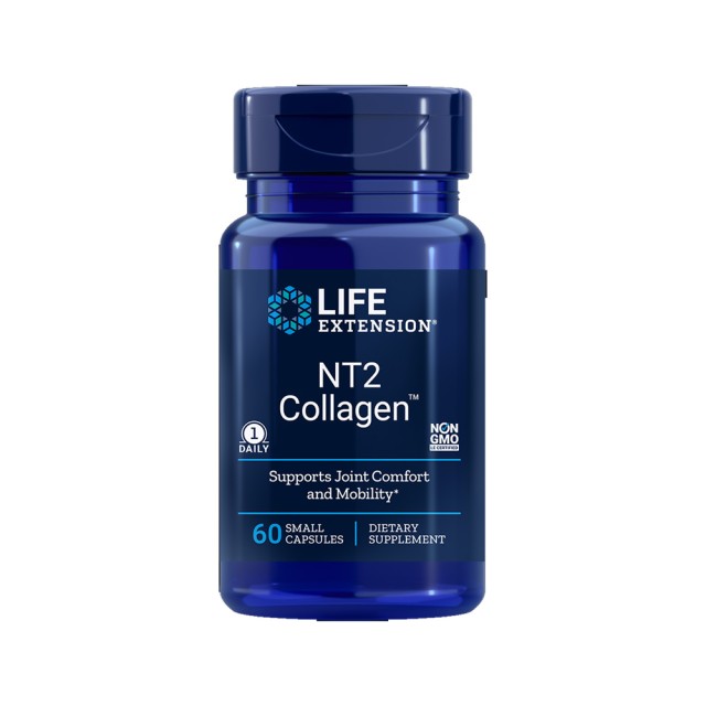 Life Extension NT2 Collagen 40mg 60caps (Υψηλής Βιοδιαθεσιμότητος Κολλαγόνο)