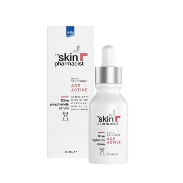 The Skin Pharmacist Age Active Olive Polyphenols Serum 30ml (Αντιοξειδωτικός Ορός για Ενίσχυση της Αμυνας της Επιδερμίδας)