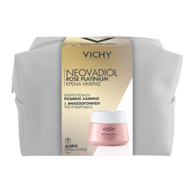 Vichy Neovadiol SET Rose Platinum 50ml & ΔΩΡΟ Magistral Night 15ml (ΣΕΤ με Αντιγηραντική Kρέμα Hμέρας & ΔΩΡΟ Κρέμα Νύχτας)