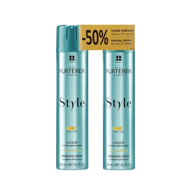 Rene Furterer Style Laque 300ml -50% στο 2ο Προϊόν (Λακ με Φυτικό Εκχύλισμα Jojoba 300ml & 300ml με 