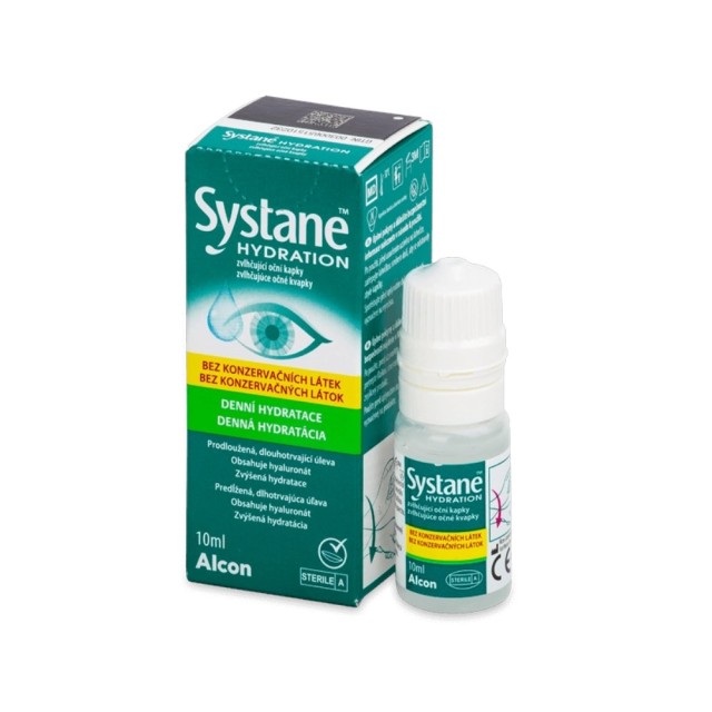 Systane Hydration Χωρίς Συντηρητικά 10ml (Λιπαντικές Οφθαλμικές Σταγόνες Χωρίς Συντηρητικά)