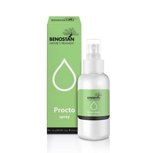 Benostan Procto Spray 100ml (Καταπραϋντικό Σπρέι για τις Αιμορροΐδες)