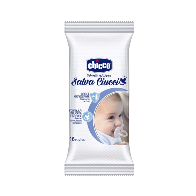 Chicco Cleansing Wipes 07921-00 16τεμ (Μαντηλάκια Αποστείρωσης)