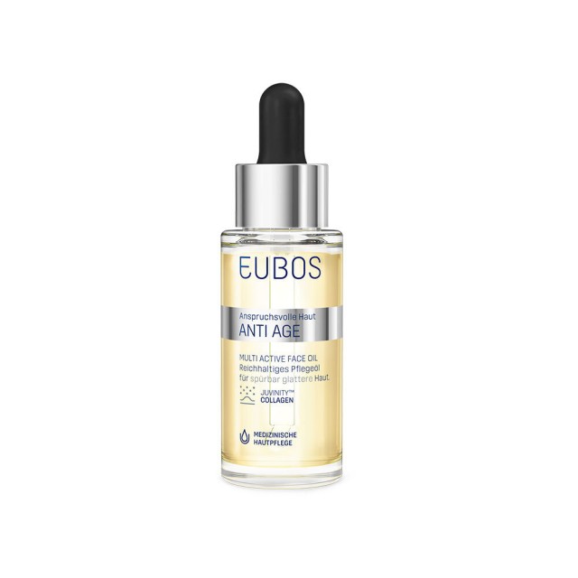 Eubos Multi Active Face Oil 30ml (Ελαιο Περιποίησης για Πρόσωπο, Λαιμό και Ντεκολτέ) 