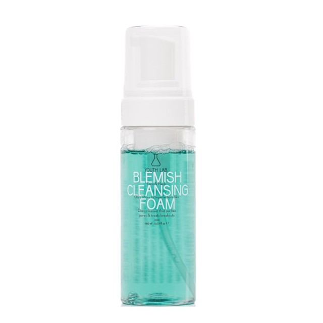 YOUTH LAB Blemish Cleansing Foam 150ml (Aφρός Kαθαρισμού για Λιπαρή/με Τάση Ακμής Επιδερμίδα)