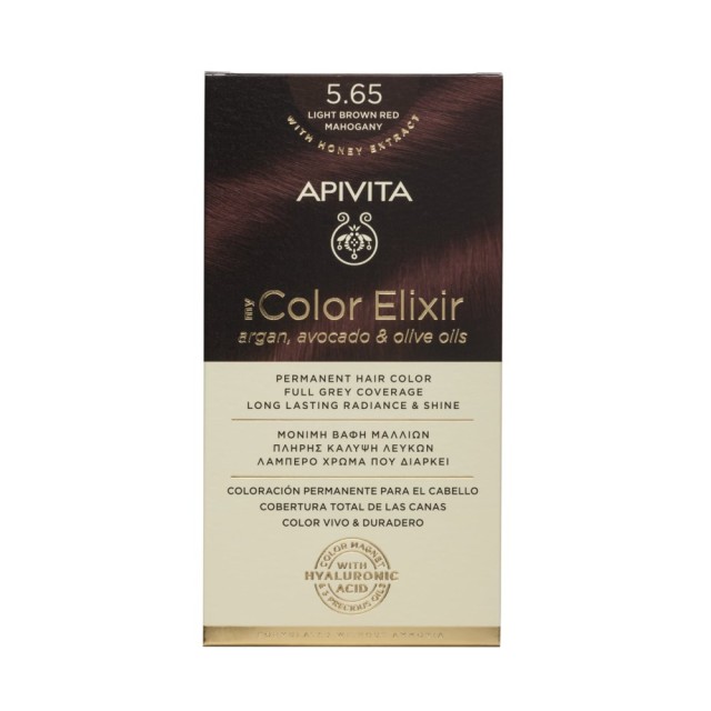 Apivita My Color Elixir Light Brown Red Mahogany N 5.65 