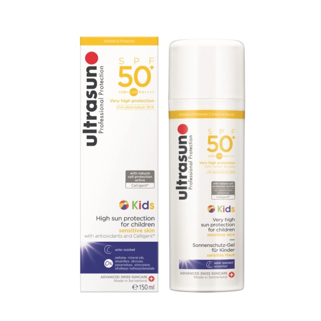 Ultrasun Professional Protection Kids Gel SFP50+ 150ml (Παιδική Αντηλιακή Γέλη για Ευαίσθητη Επιδερμίδα)