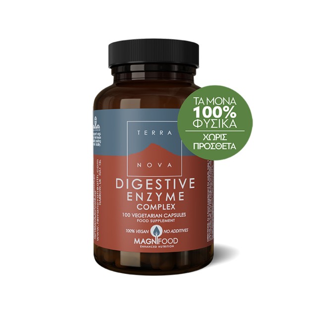 Terranova Digestive Enzyme Complex 100caps (Προβιοτικά - Γαστρεντερικές Διαταραχές)