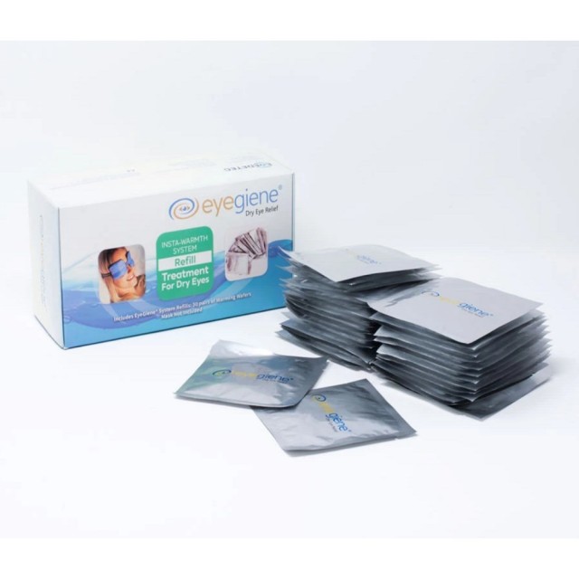 Eyegiene Insta-Warmth Mask System Refill 30 pairs