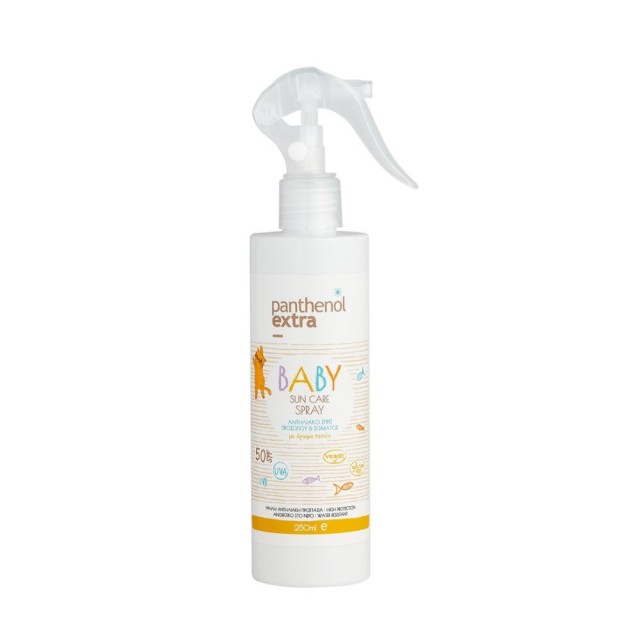 Panthenol Extra Baby Sun Care Spray SPF50 250ml (Παιδικό Αντηλιακό Σπρέι για Πρόσωπο & Σώμα)