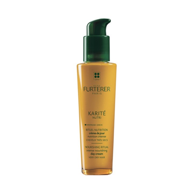 Rene Furterer Karite Nutri Nourishing Ritual Day Cream 100ml (Κρέμα Εντατικής Θρέψης Μαλλιών Χωρίς Ξέπλυμα για Πολύ Ξηρά Μαλλιά) 