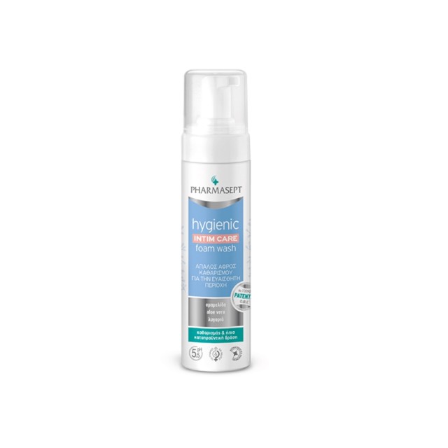 Pharmasept Hygienic Foam Wash 200ml (Αφρός Καθαρισμού για την Ευαίσθητη Περιοχή - Αιμορροΐδες)