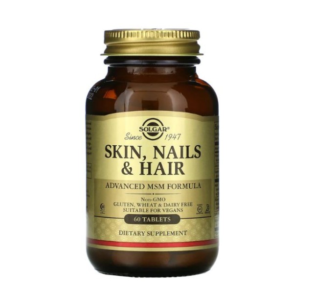 Solgar Skin Nails And Hair Formula 60tabs (Συμπλήρωμα Διατροφής για Υγιή Δέρμα, Νύχια & Μαλλιά)