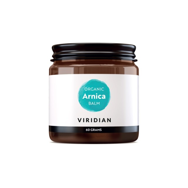 Viridian Arnica Organic Balm 60gr (Φυσική Αλοιφή για Ανακούφιση από τους Μώλωπες & τον Πόνο στους Μύες)