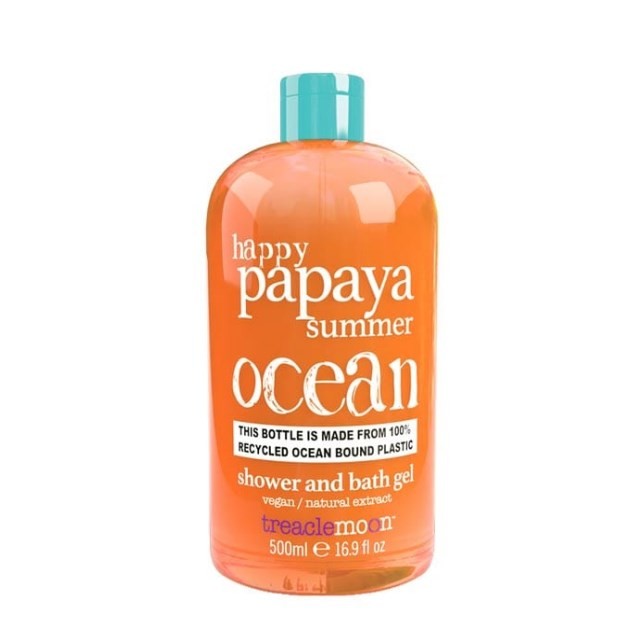 Treaclemoon Papaya Summer Bath & Shower Gel 500ml (Αφρόλουτρο με Άρωμα Παπάγια)