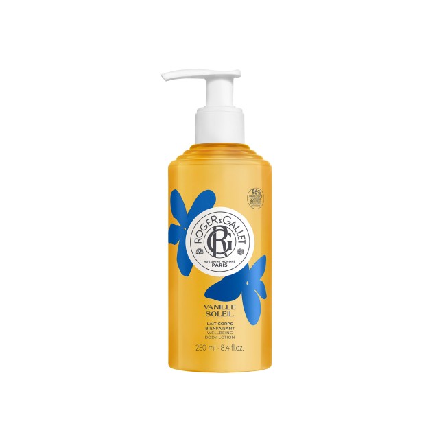 Roger & Gallet Vanille Soleil Wellbeing Body Lotion 250ml (Αναζωογονητική Λοσιόν Σώματος με Γιασεμί, Βανίλια & Ylang-Ylang)