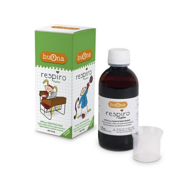 Buona Respiro Syrup 15ml (Σιρόπι για το Βήχα για Παιδιά 1 Έτους+)