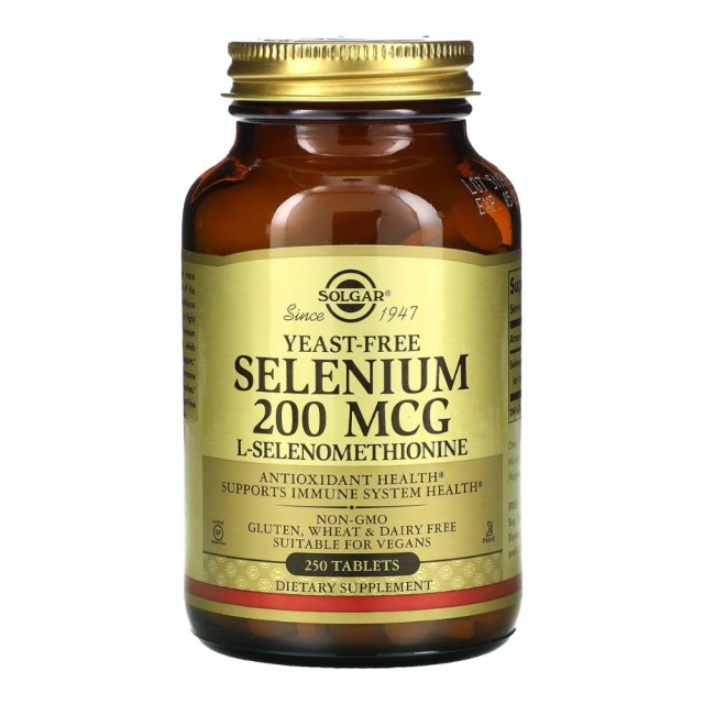 Solgar Selenium 200μg 250tabs