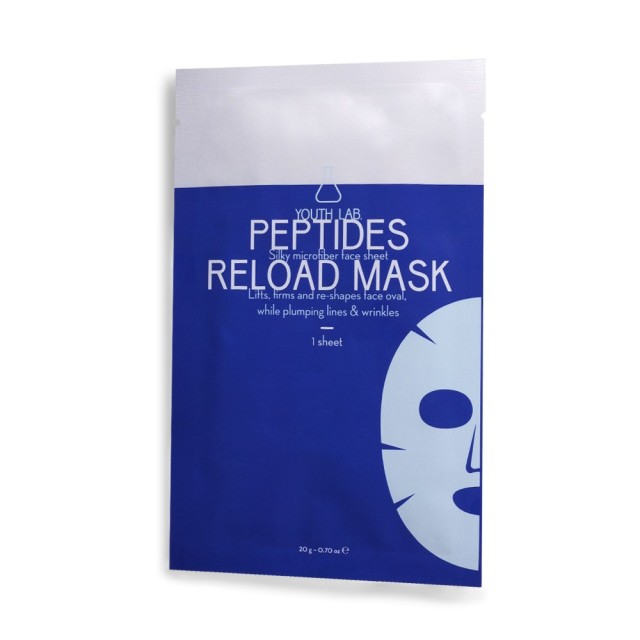 YOUTH LAB Peptides Reload Mask 1τεμ (Υφασμάτινη Μάσκα Προσώπου με Πεπτίδια για Πλήρη Αναδόμηση της Ώριμης Επιδερμίδας)