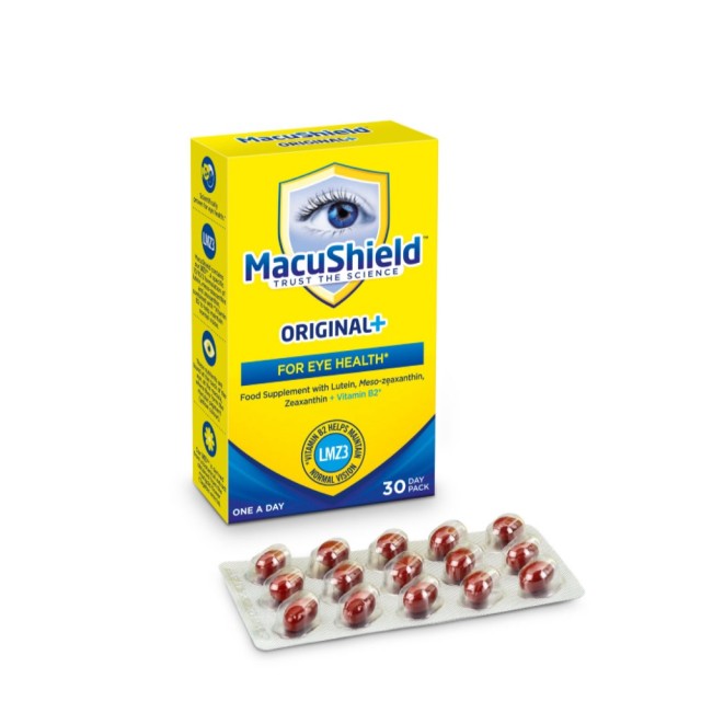Macushield 30caps (Συμπλήρωμα Διατροφής για την Υγεία των Ματιών)
