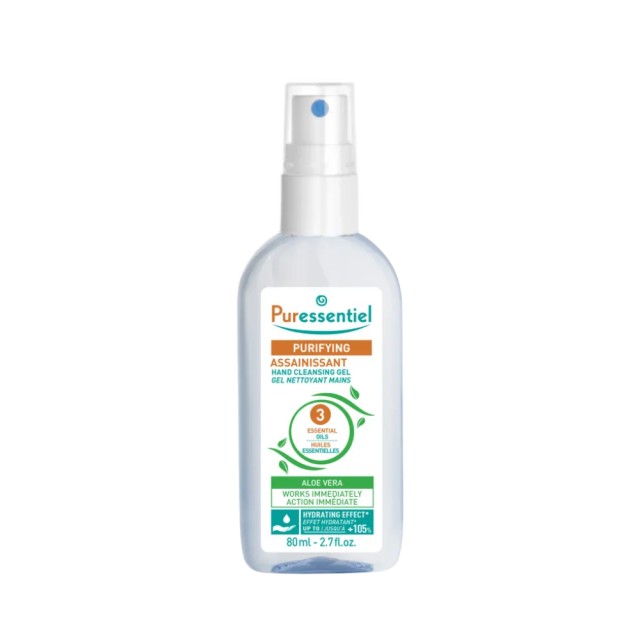 Puressentiel Purifying Antibacterial Hand Cleansing Lotion Spray 80ml (Αντιβακτηριδιακή Λοσιόν Χεριών σε Σπρέι)