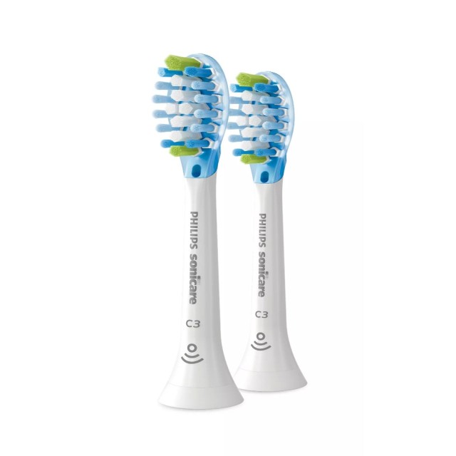 Philips Sonicare C3 Premium Plaque Defence HX9042/17 2τεμ (Ανταλλακτικές Κεφαλές Οδοντόβουρτσας Άσπρες)