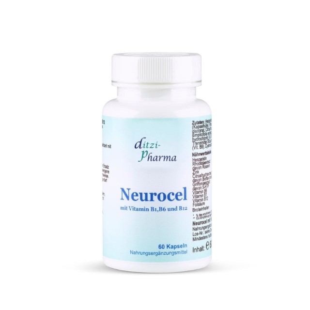 Metapharm DP Neurocel 60caps (Συμπλήρωμα Διατροφής για τη Φυσιολογική Λειτουργία του Νευρικού Συστήματος)