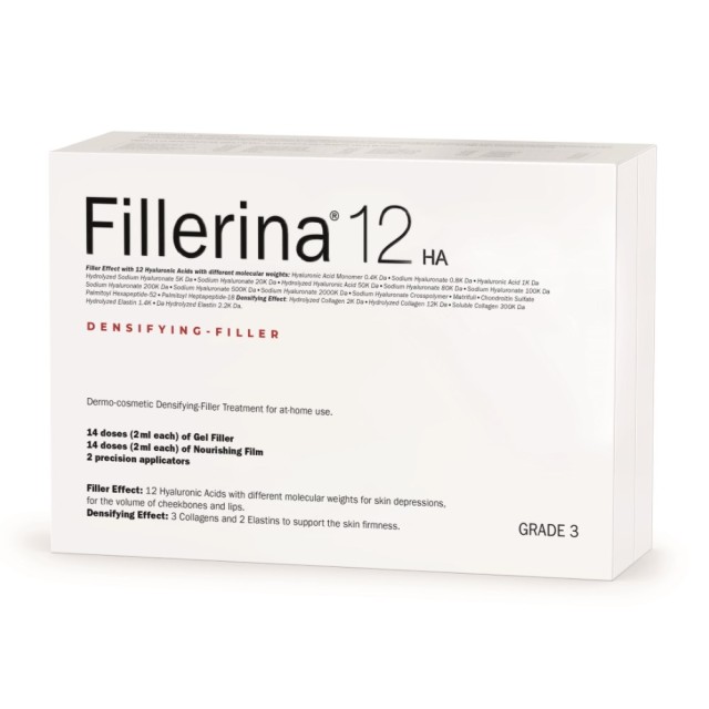 Fillerina 12HA Densifying Filler Face Treatment Grade 3 2x30ml (Αγωγή Εντατικής Αναπλήρωσης του Όγκο