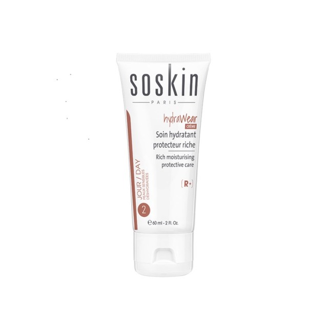 Soskin Hydrawear Cream Rich Moisturizing Protective Care 60ml (Eνυδατική Κρέμα με Πλούσια Υφή)