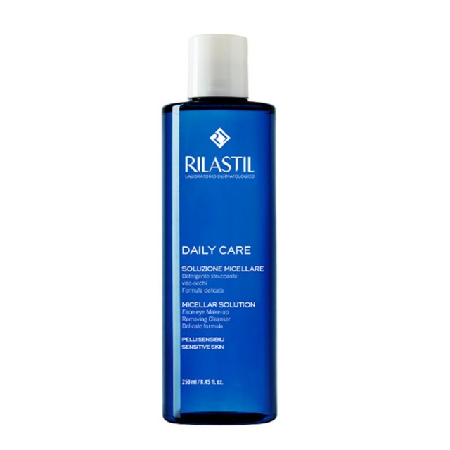 Rilastil Daily Care Micellar Solution 250ml (Καθαριστικό Ντεμακιγιάζ για  Πρόσωπο & Μάτια)