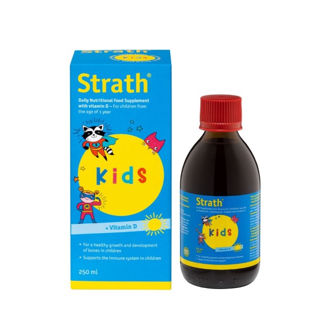 Strath Kids 250ml (Πολυβιταμινούχο Συμπλήρωμα Διατροφής για Παιδιά 1+ Έτους)