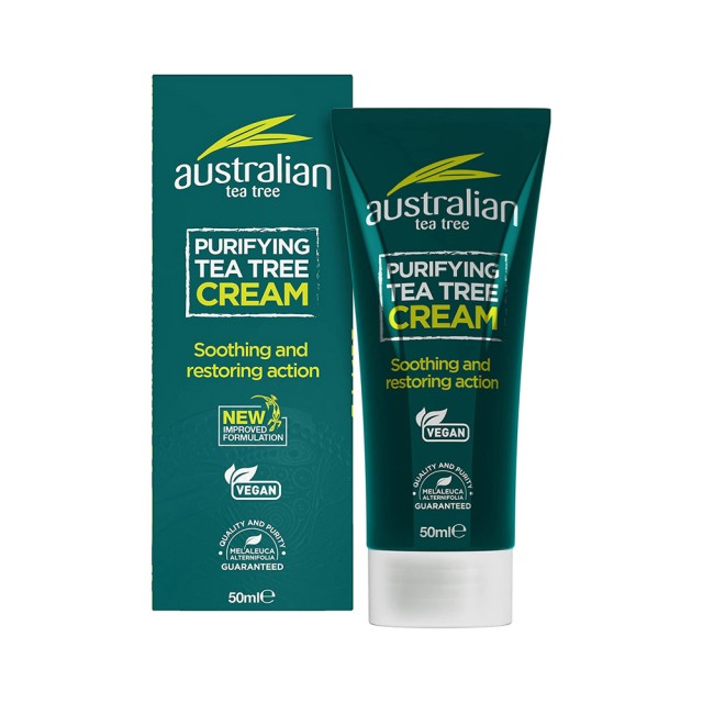 Optima Australian Tea Tree Purifying Cream 50ml (Αντισηπτική Κρέμα για Ερεθισμένη Επιδερμίδα) 