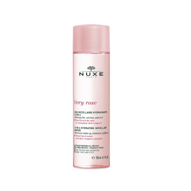 Nuxe Very Rose 3-in-1 Soothing Micellar Water 200ml (3-σε-1 Aπαλό Mικυλλιακό Nερό)